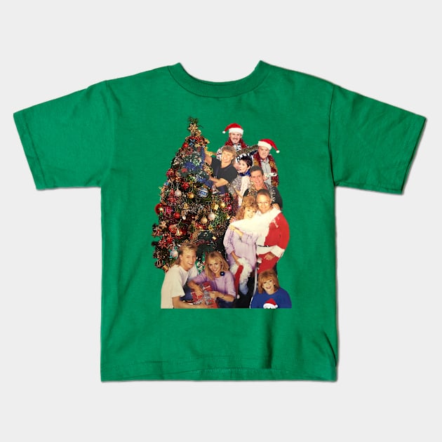 Christmas With The Neighbours Kids T-Shirt by FashionGoesPop